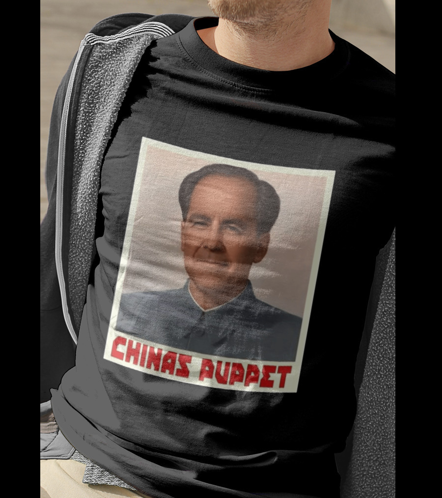 Mark Carney China's Puppet Mao Suit Caricature T-Shirt