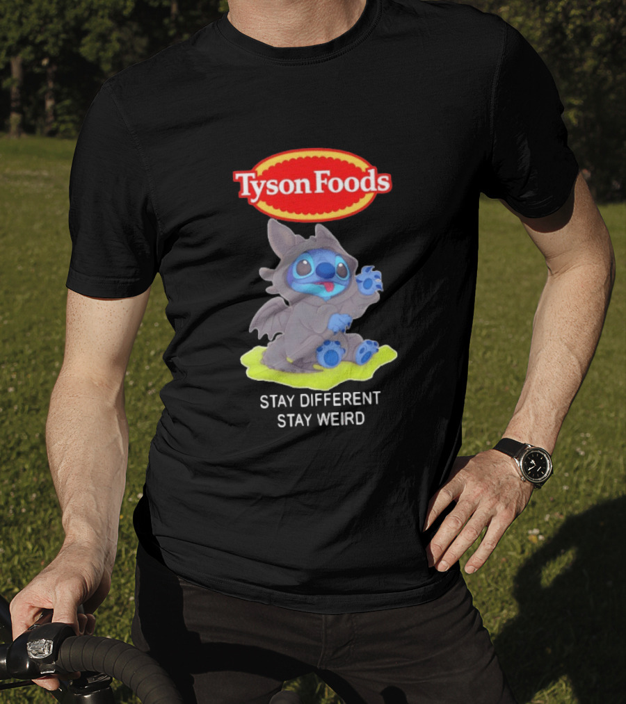 Tyson Foods Toothless Stitch Stay Different Stay Weird T-Shirt