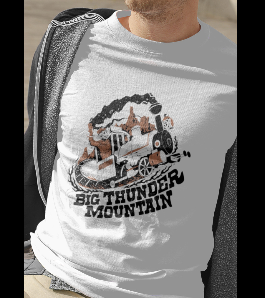 Big Thunder Mountain Railroad Skeleton Train Adventure T-Shirt