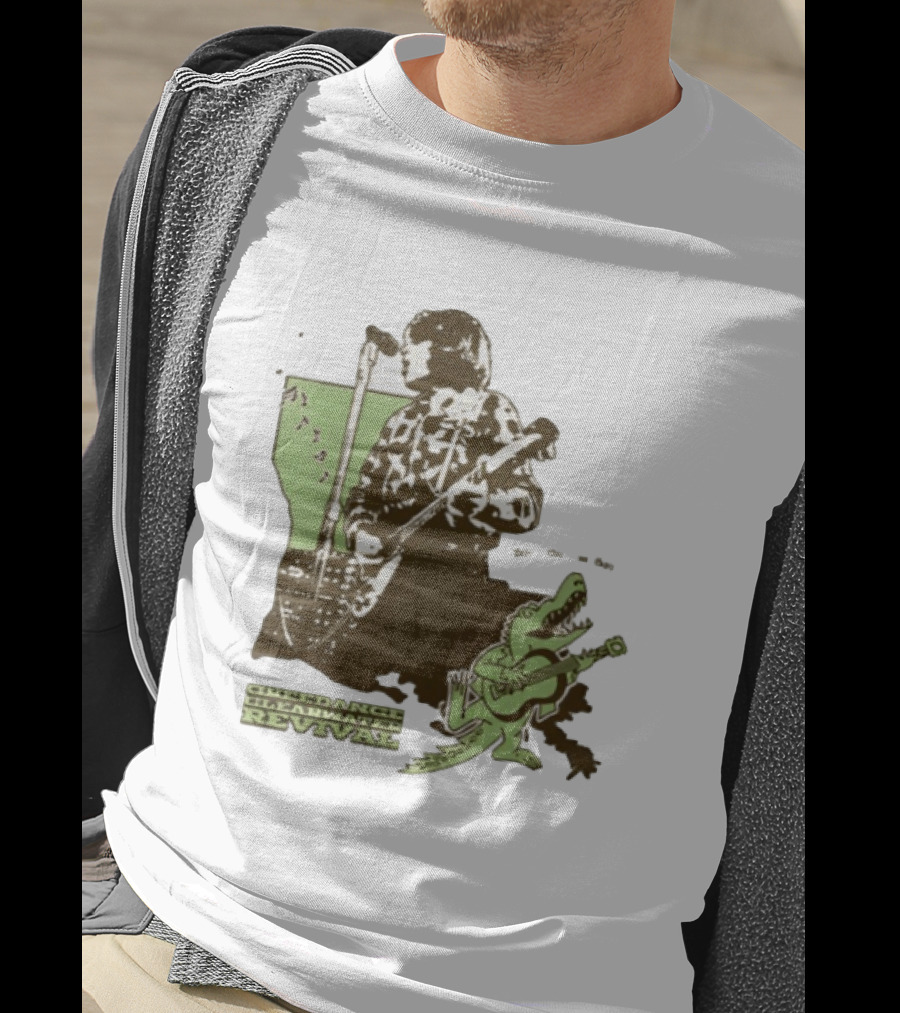 Creedence Clearwater Revival Bayou Vibes Swampy Riffs Pure CCR T-Shirt