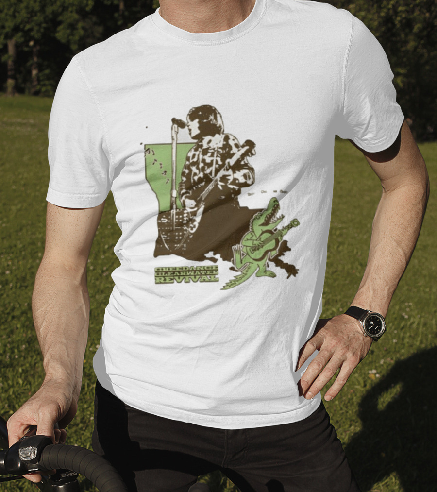 Creedence Clearwater Revival Bayou Vibes Swampy Riffs Pure CCR T-Shirt