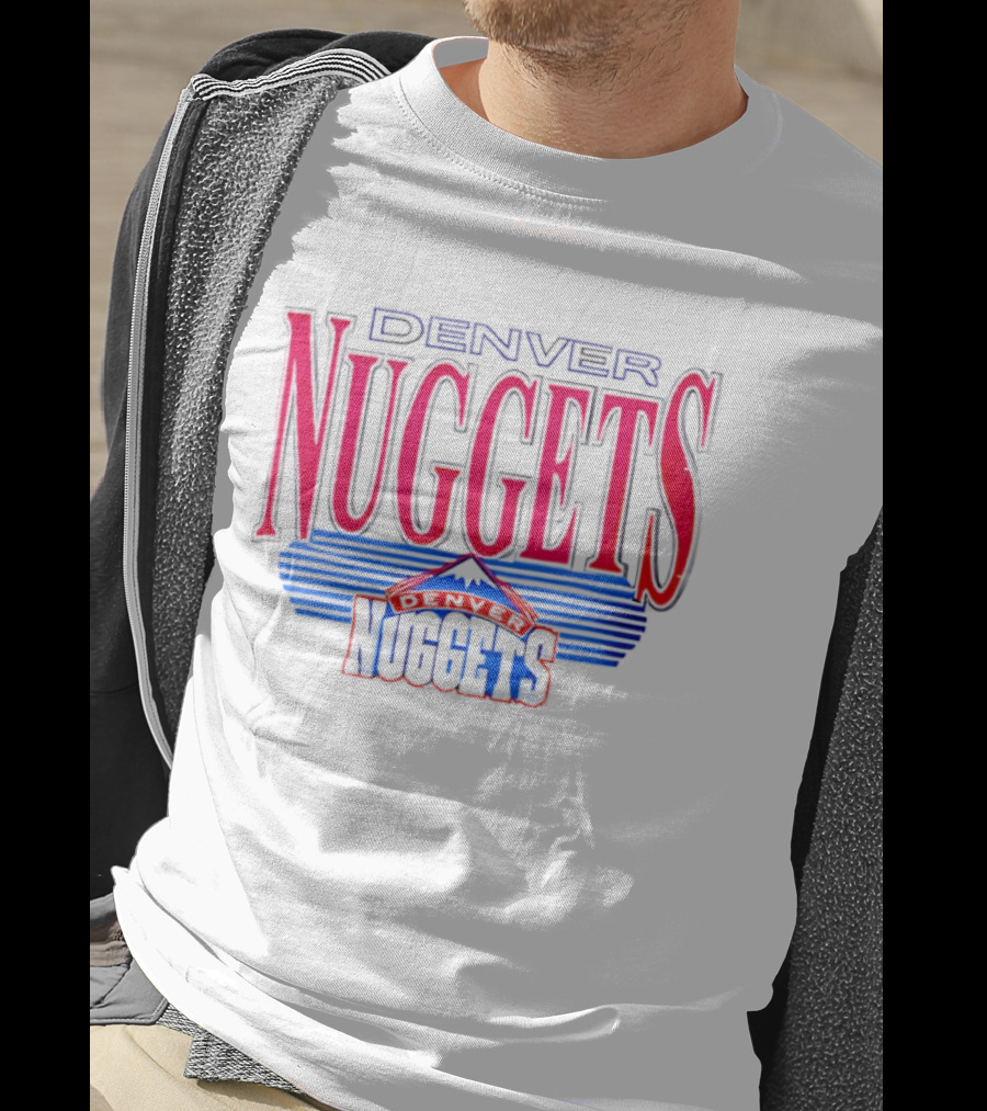 Denver Nuggets NBA Basketball Retro Style Vintage Logo Collection T-Shirt