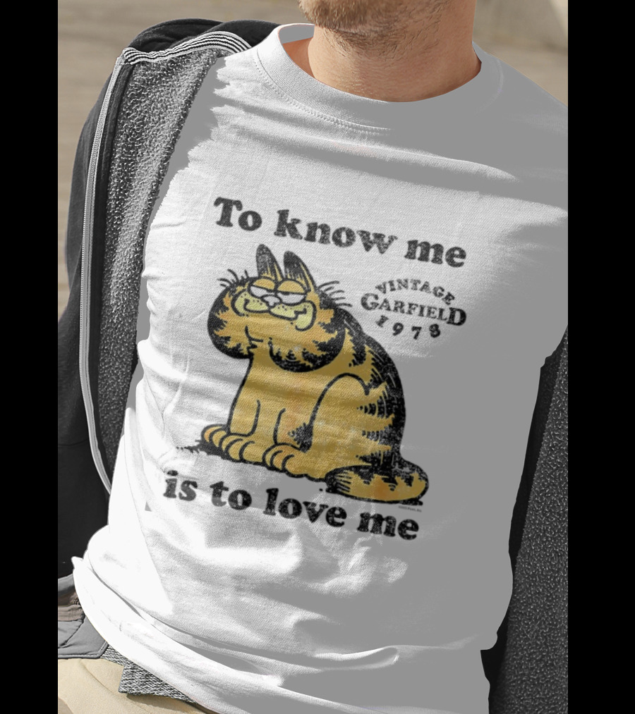 Vintage Garfield 1978 To Know Me Is To Love Me T-Shirt