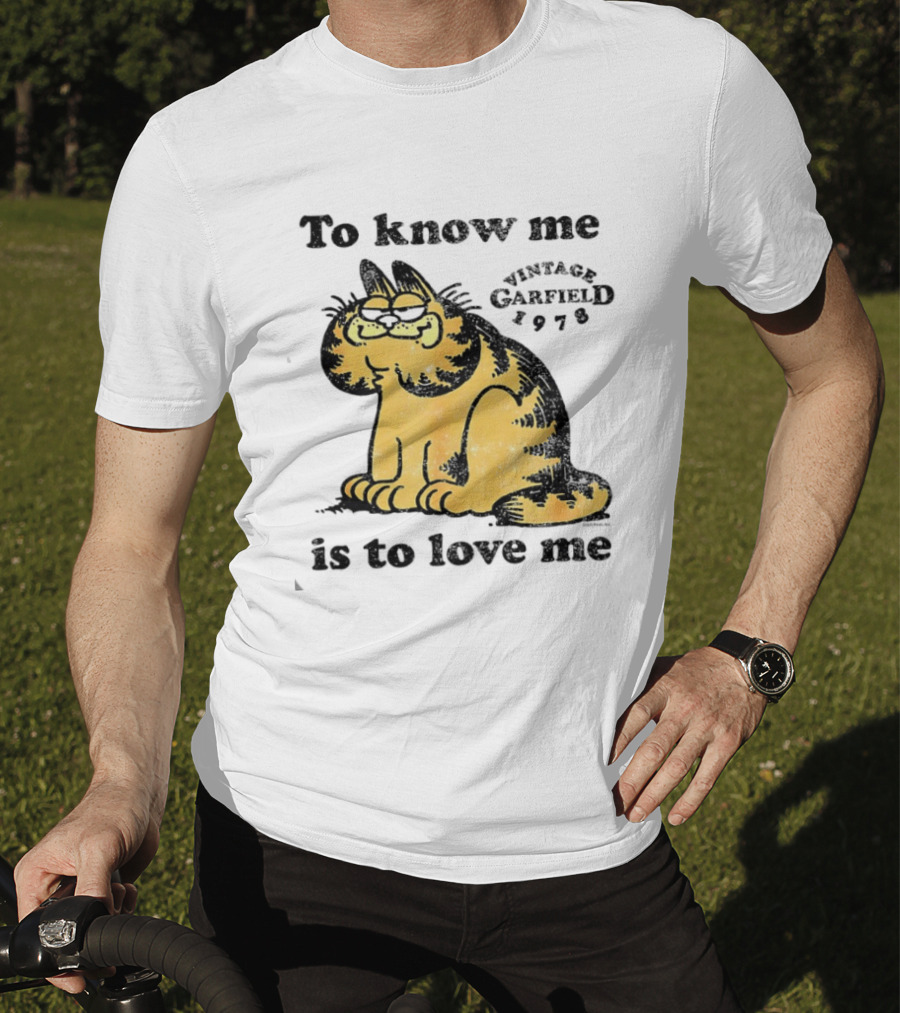 Vintage Garfield 1978 To Know Me Is To Love Me T-Shirt
