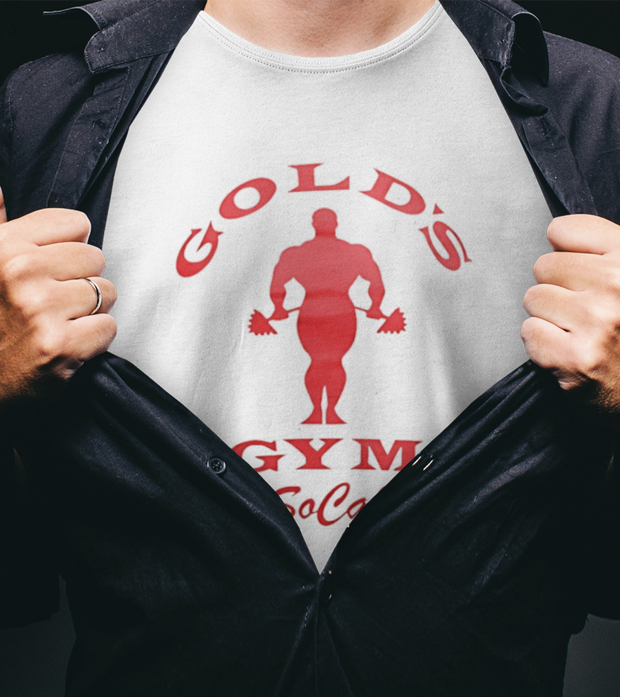 Gold's Gym Socal Bodybuilder Red T-Shirt