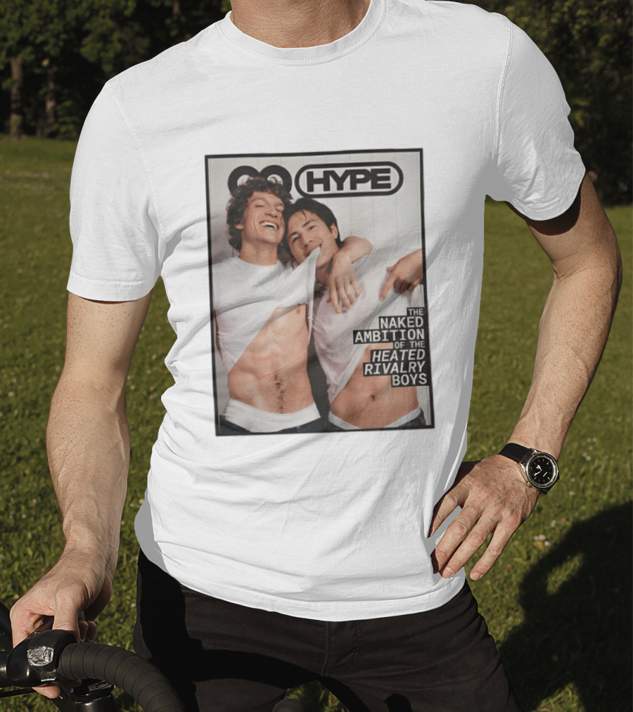 HYPE The Naked Ambition Of The Heated Rivalry Boys Shane X Rozanov T-Shirt