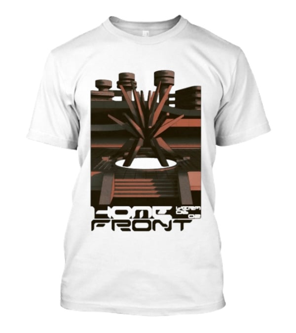 Home Front Feb 6 2026 Groningen NL Geometric Architecture T-Shirt