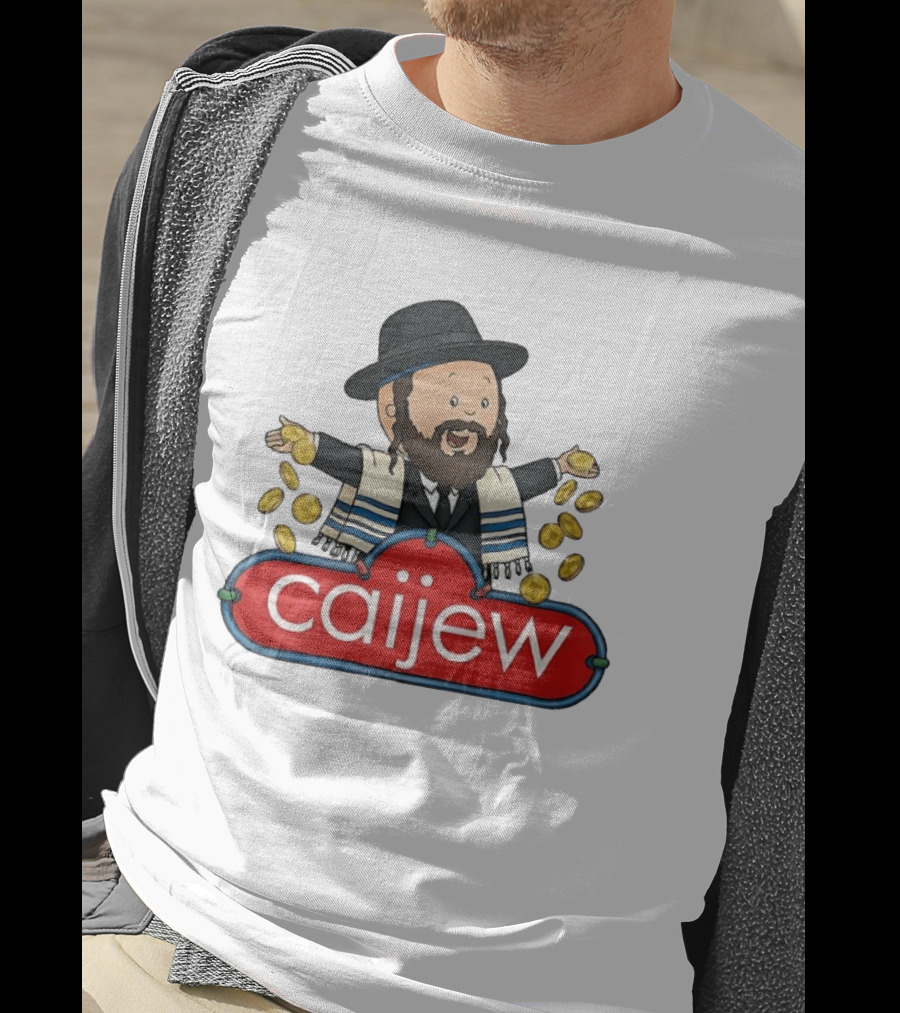 Jewish Caijew Meme Funny Rabbi Throwing Coins T-Shirt
