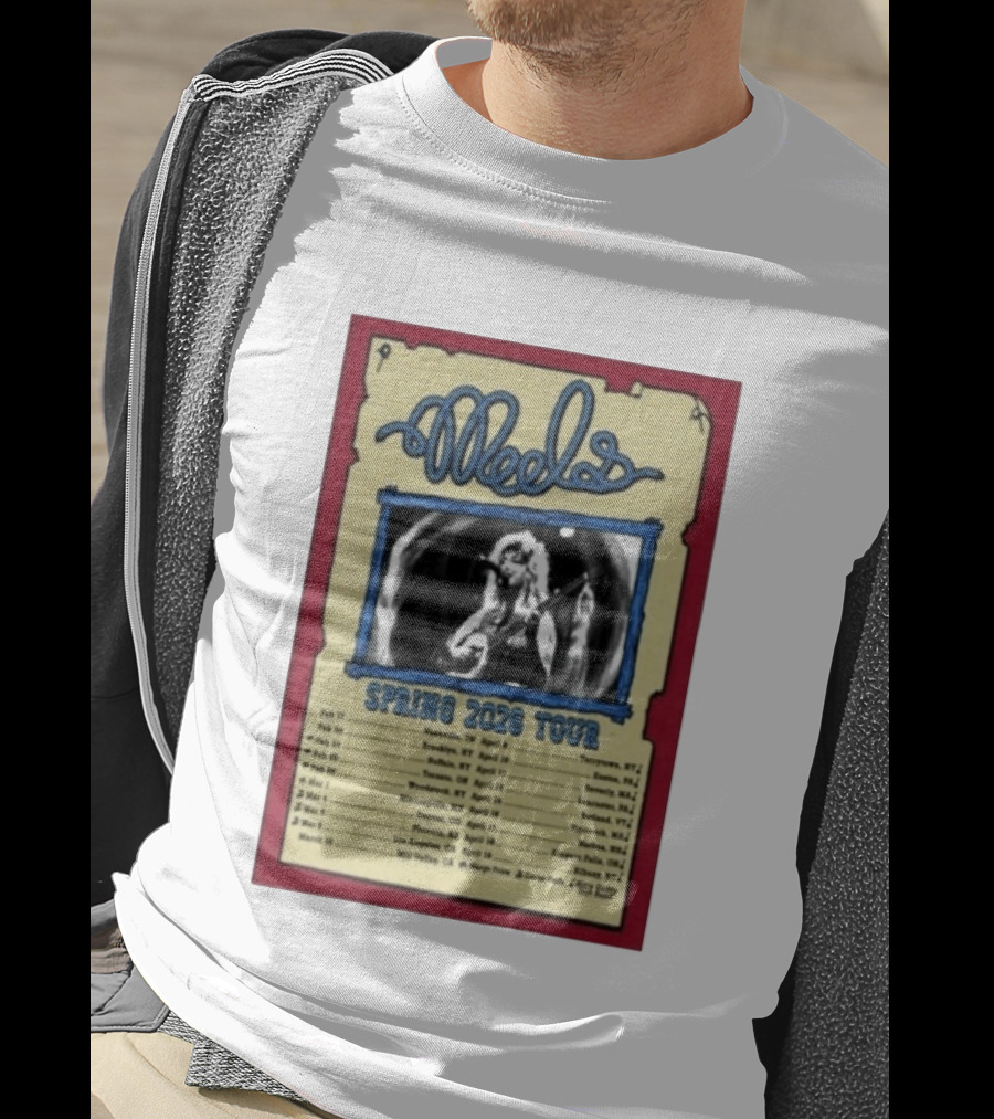 Meels Spring 2026 Tour Concert Dates And Locations T-Shirt