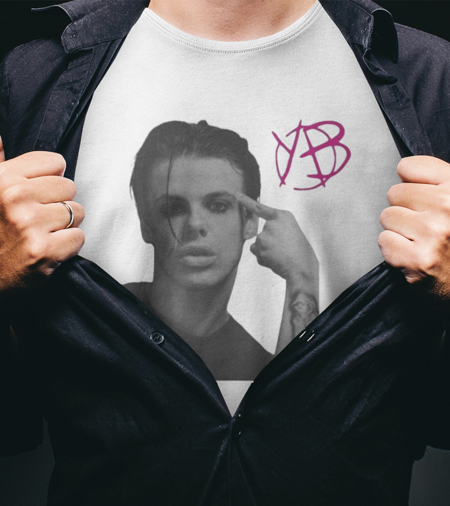 Yungblud YB Logo Finger Tattoo T-Shirt