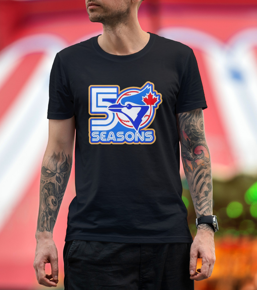 Blue Jays 50 Seasons Anniversary Celebration T-Shirt