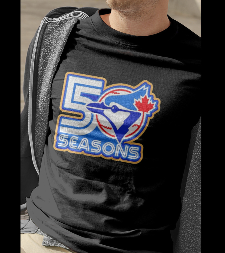 Blue Jays 50 Seasons Anniversary Celebration T-Shirt