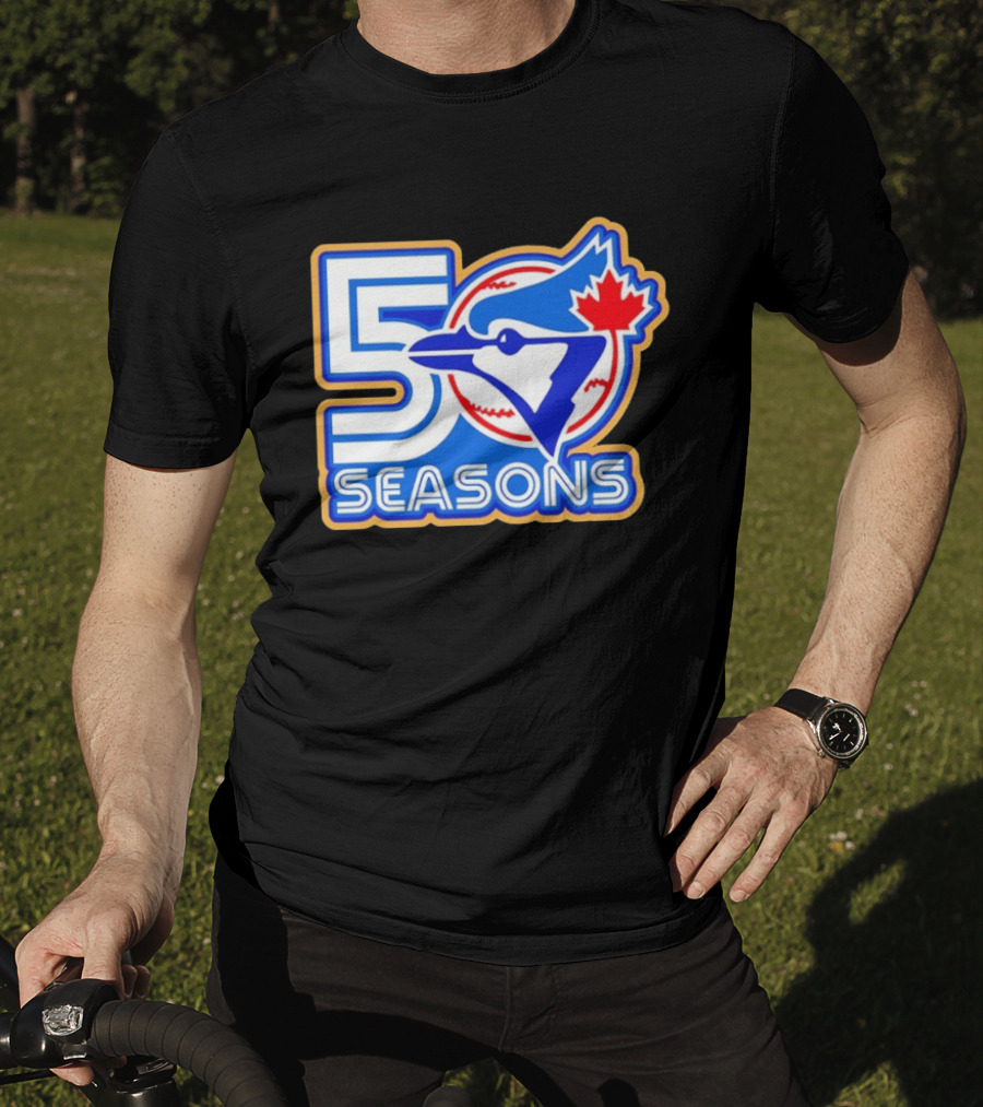 Blue Jays 50 Seasons Anniversary Celebration T-Shirt
