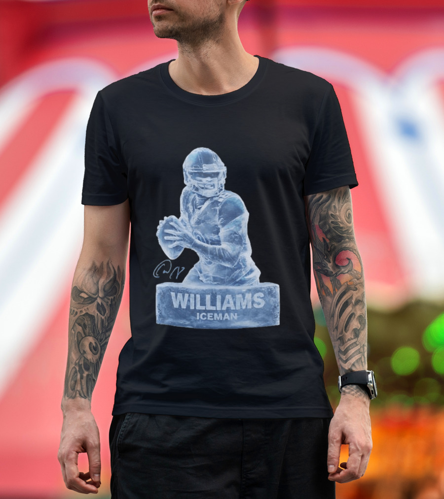 Williams Iceman Chicago Bears Sculpture T-Shirt