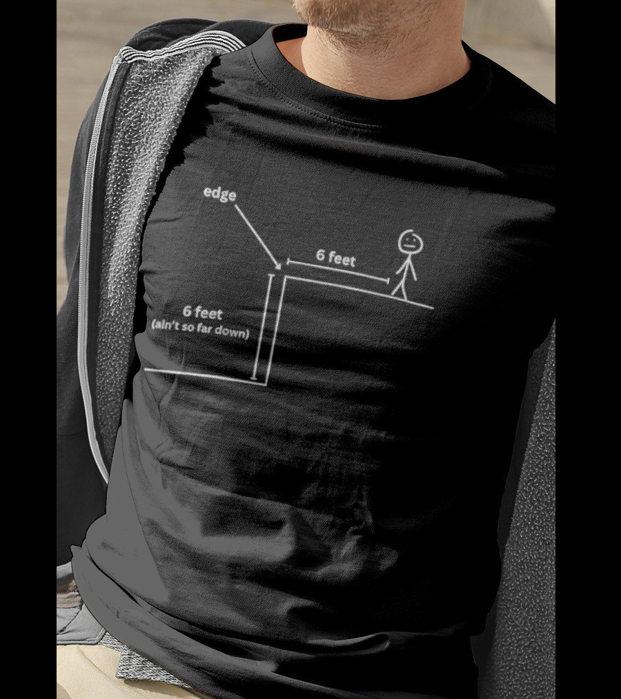 Creed One Last Breath Stick Figure Edge 6 Feet Up And Down T-Shirt