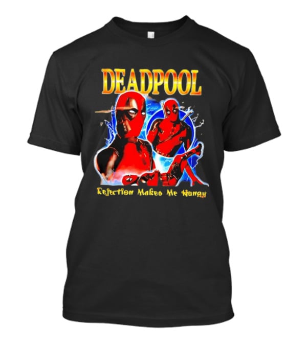 Deadpool Rejection Makes Me Hungry Bold Comic T-Shirt