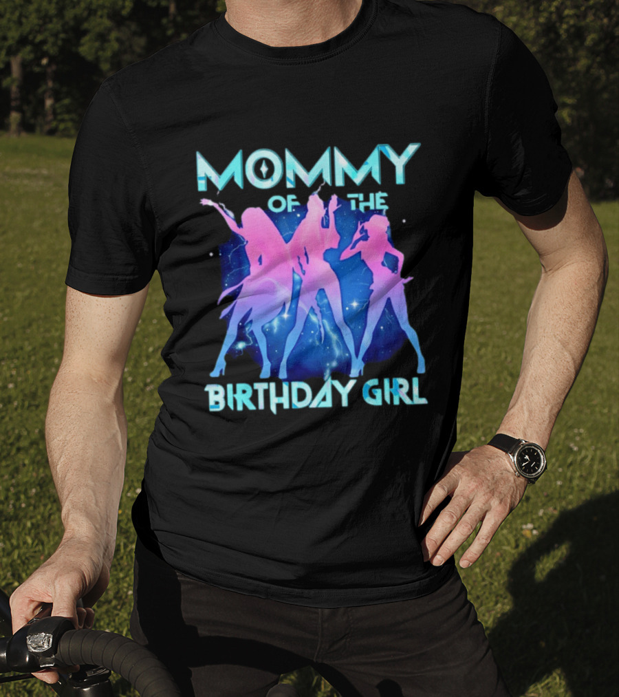 Mommy Of The Birthday Girl Kpop Family Matching Party T-Shirt