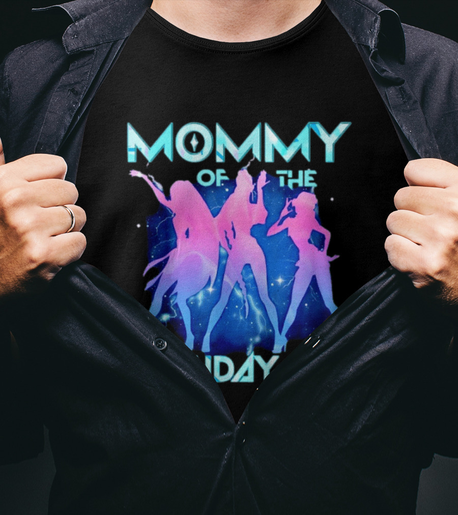Mommy Of The Birthday Girl Kpop Family Matching Party T-Shirt