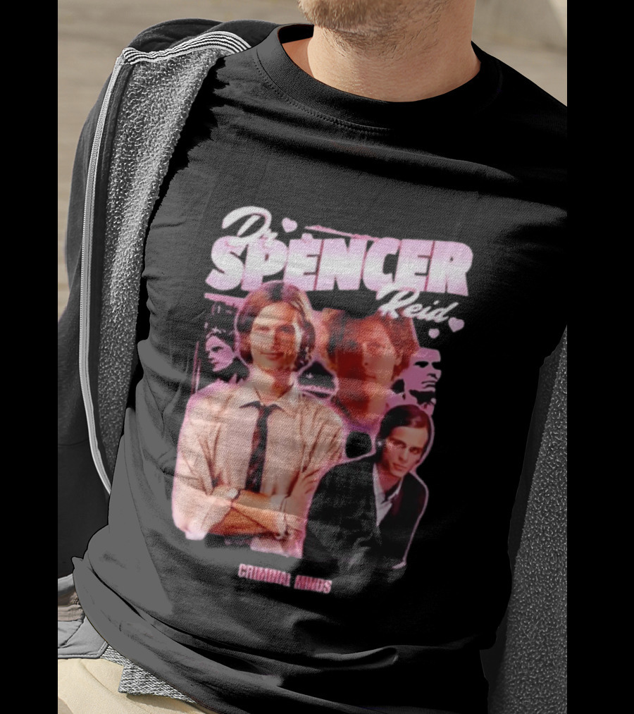 Dr Spencer Reid Criminal Minds Heart T-Shirt