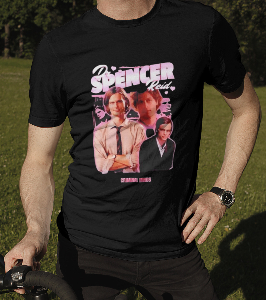 Dr Spencer Reid Criminal Minds Heart T-Shirt