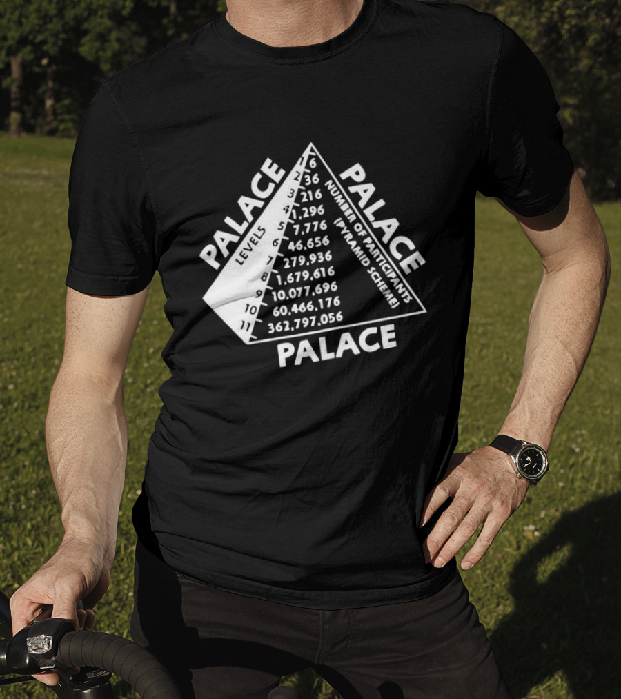 Palace Pyramid Scheme Participants Numbers Pyramid T-Shirt