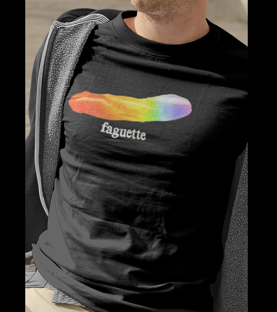 Faguette Rainbow LGBTQ Pride T-Shirt