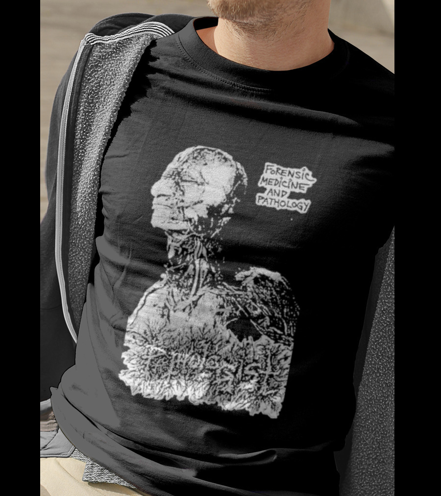 Pathologist Forensic Medicine And Pathology Anatomical Skull And Brain T-Shirt