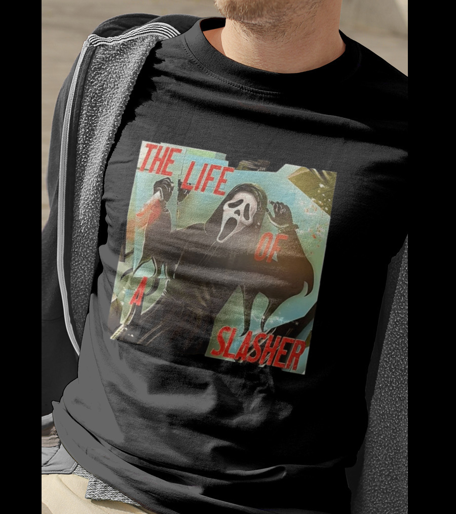 The Life Of A Slasher Ghostface Scream T-Shirt