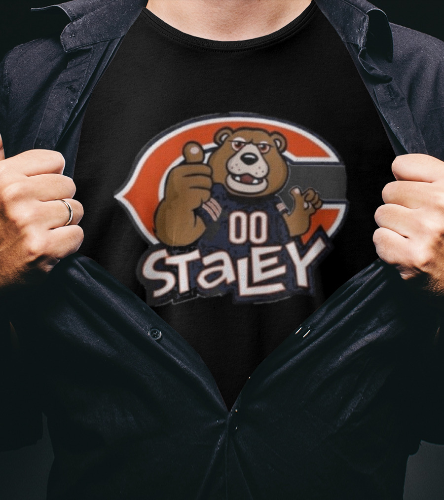 Staley Da Bear Mascot Chicago Bears NFL Fan T-Shirt
