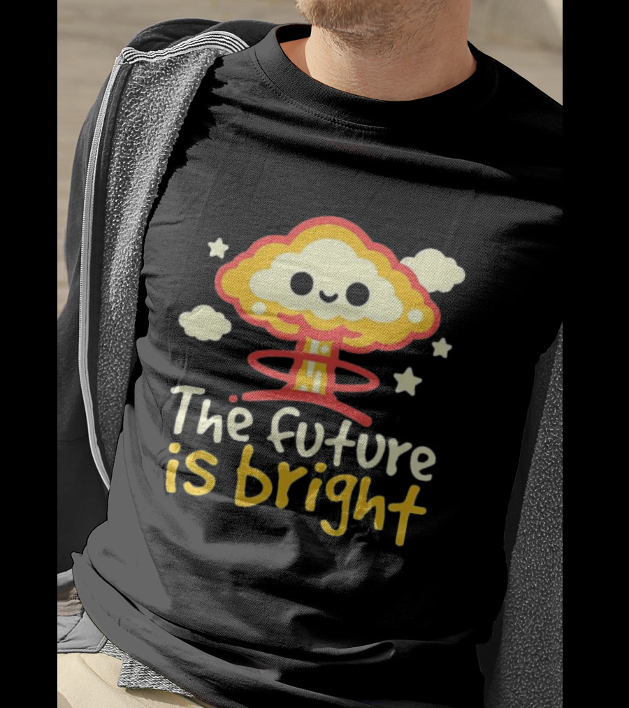 The Future Is Bright Cloud And Stars T-Shirt