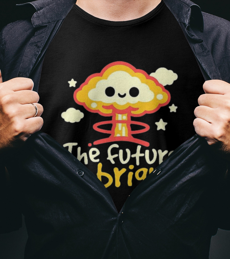 The Future Is Bright Cloud And Stars T-Shirt