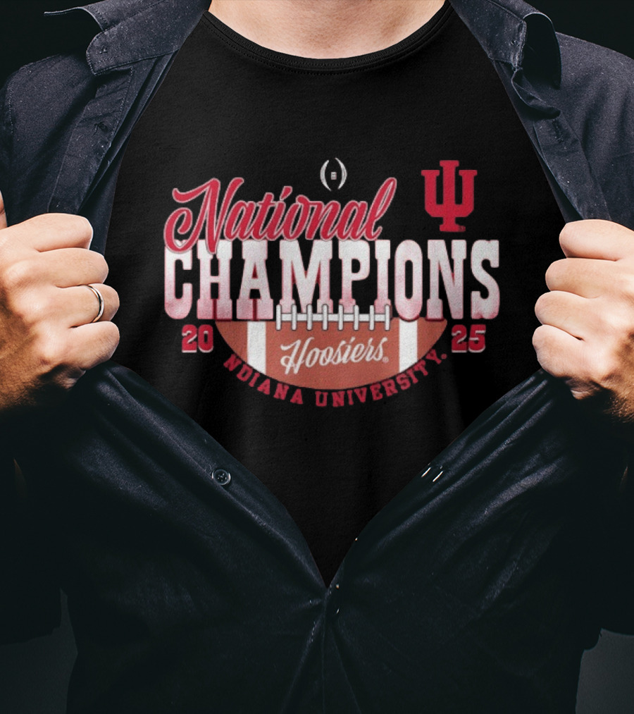Indiana Hoosiers National Champions 2025 Indiana University Football T-Shirt