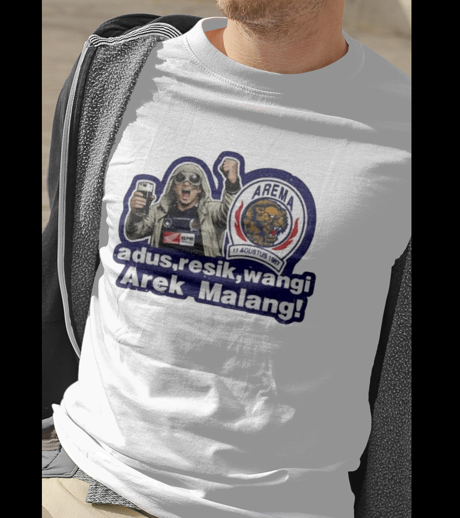 Arema August 11 1987 Adus Resik Wangi Arek Malang Football Fan Celebration T-Shirt