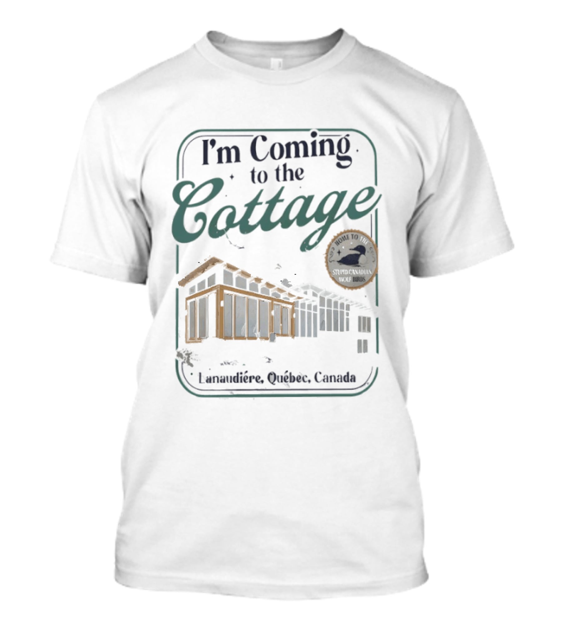 I'm Coming To The Cottage Lorraine Ontario Canada Hockey Romance T-Shirt