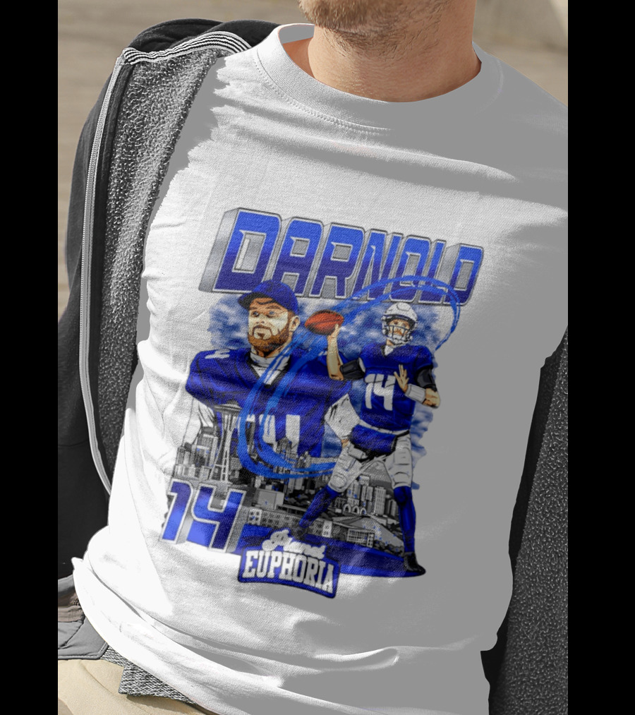 Darnold 14 Seattle Skyline Brand Euphoria T-Shirt