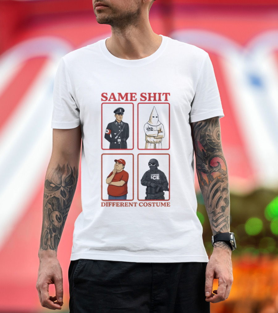 Same Shit Different Costume Anti Coward Ice T-Shirt