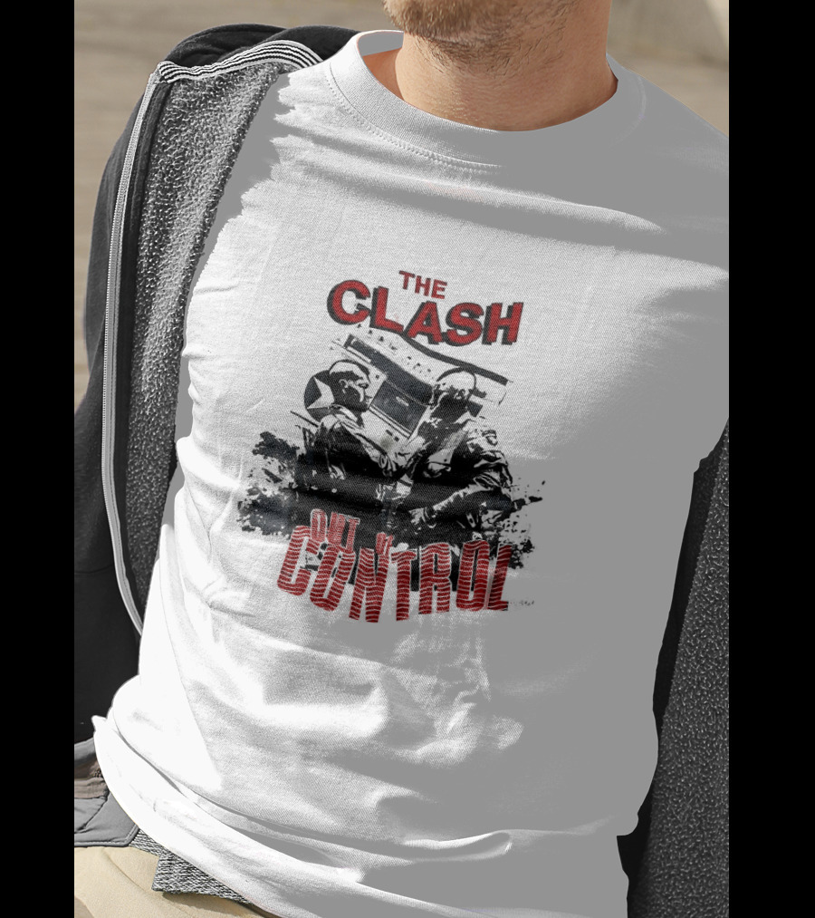 The Clash Out Of Control Riot Scene T-Shirt