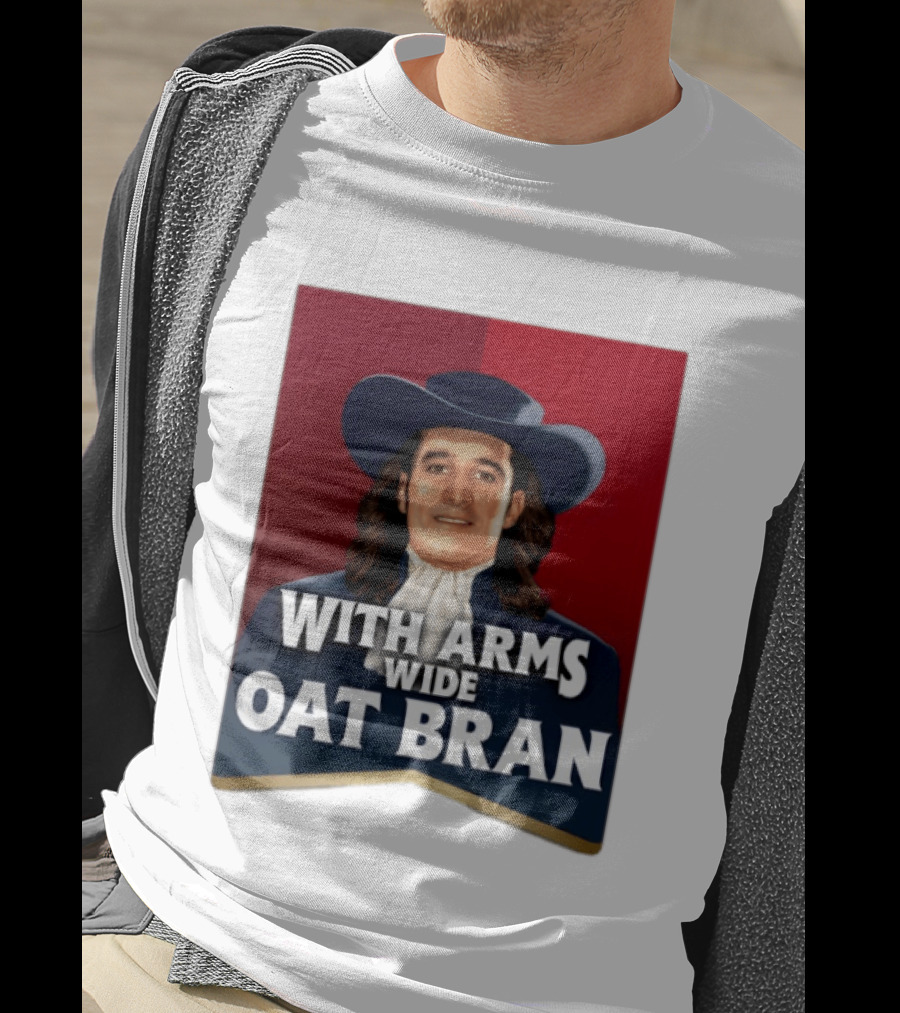 With Arms Wide Oat Bran Quaker T-Shirt