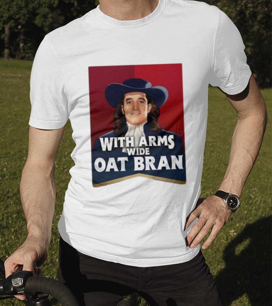 With Arms Wide Oat Bran Quaker T-Shirt
