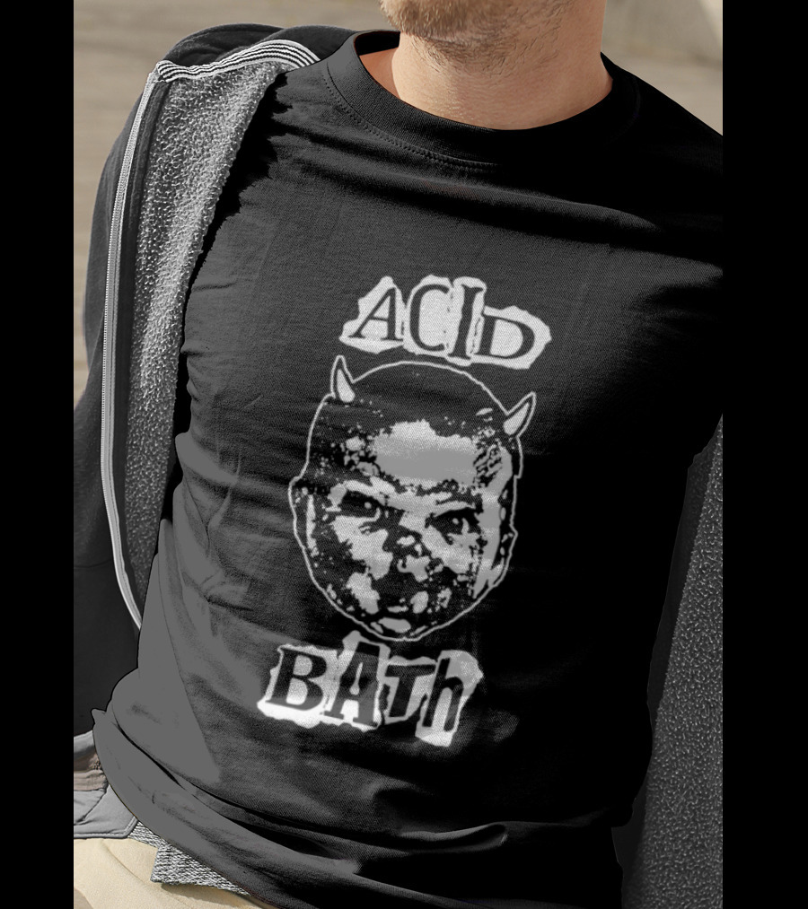 Acid Bath Demon Child Face T-Shirt