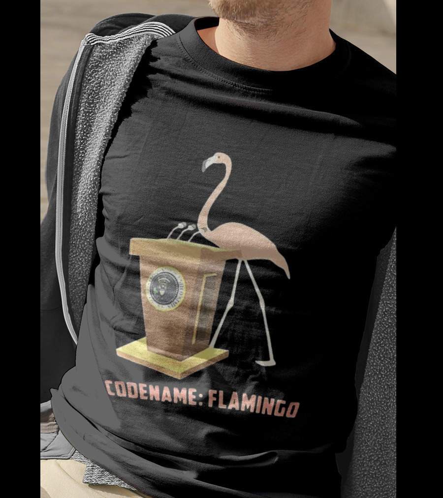 Codename Flamingo Presidential Podium Seal T-Shirt