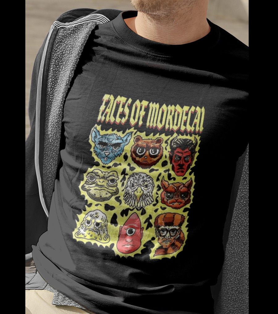 Faces Of Mordecai Dungeon Crawler Carl Compilation T-Shirt