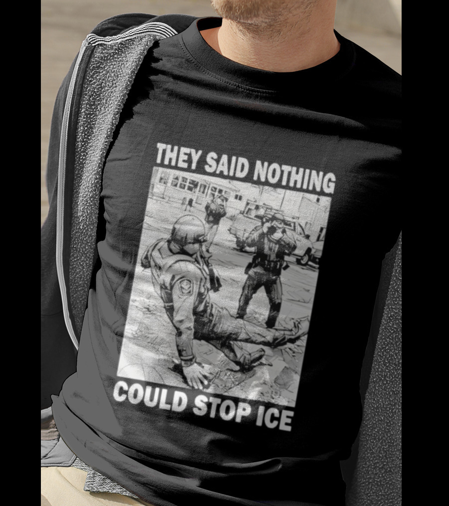 They Said Nothing Could Stop Ice Comic Style Scene T-Shirt