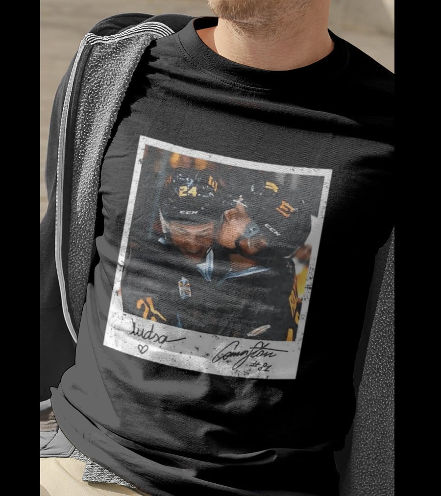 Ilya Rozanov Shane Hollander Kiss Hockey Polaroid Rivalry Movie Scene 24 87 T-Shirt