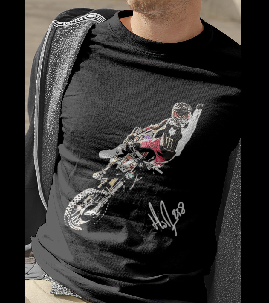 Haiden Deegan Motocross Supercross Back To Back Triumph T-Shirt