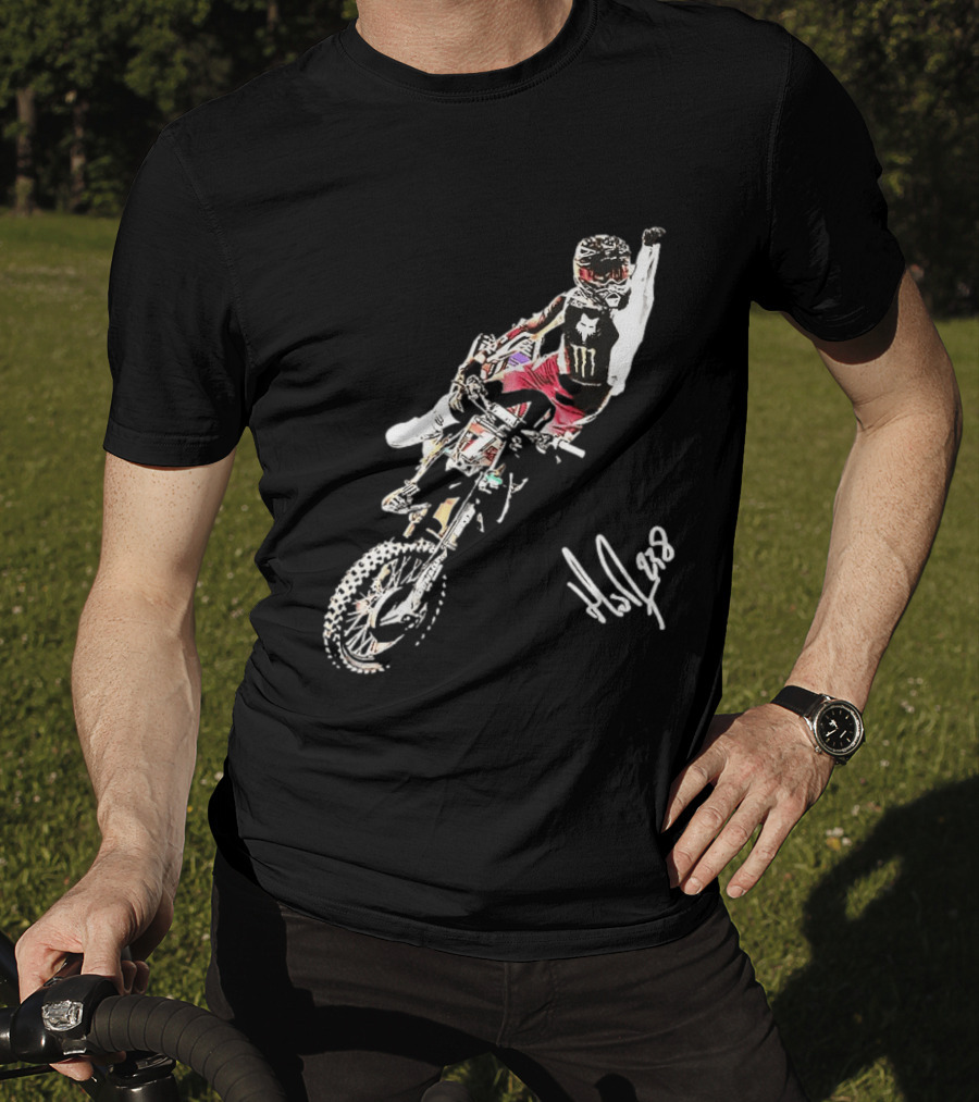 Haiden Deegan Motocross Supercross Back To Back Triumph T-Shirt