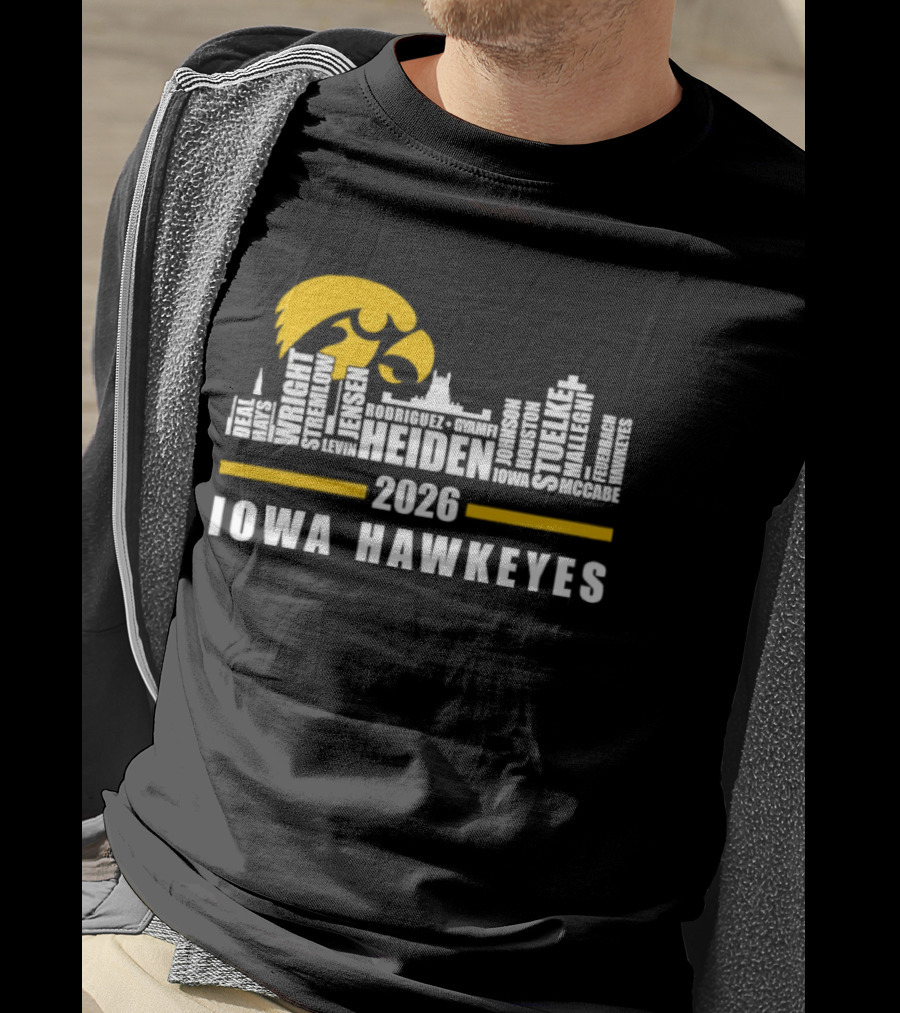 Iowa Hawkeyes 2026 Heiden Skyline T-Shirt