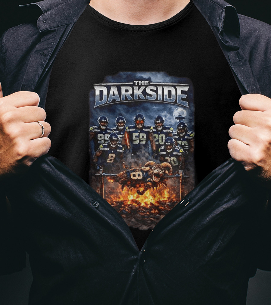Seattle Seahawks The Darkside Champs NFL Rivalry Roasting T-Shirt