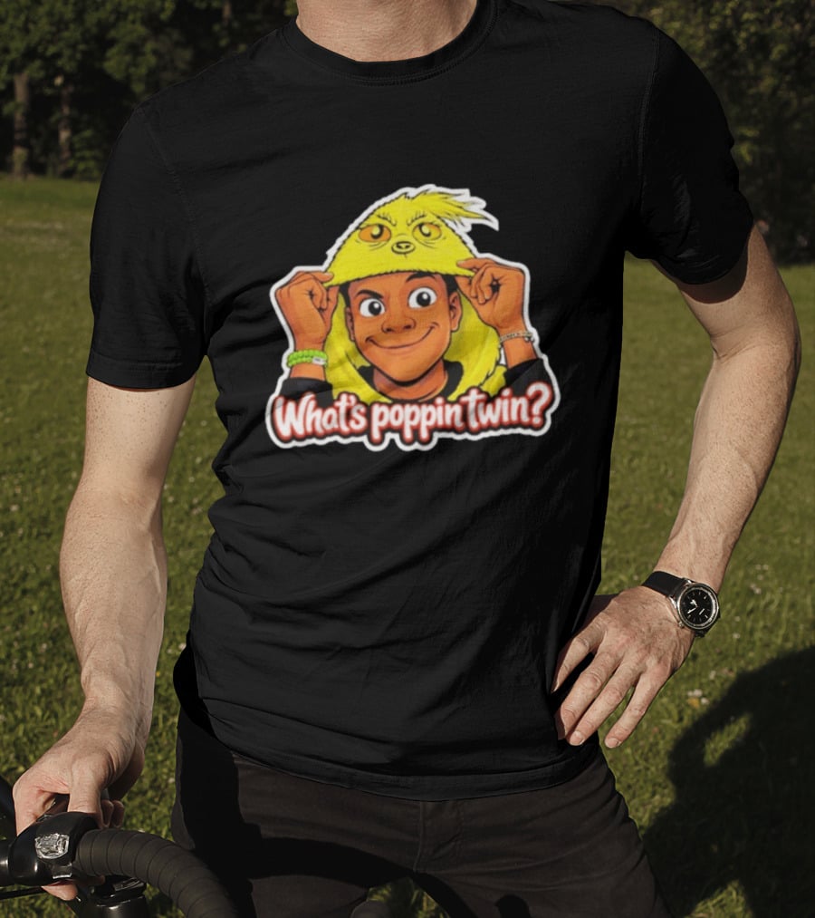 Nick Darnell What's Poppin Twin Grinch T-Shirt