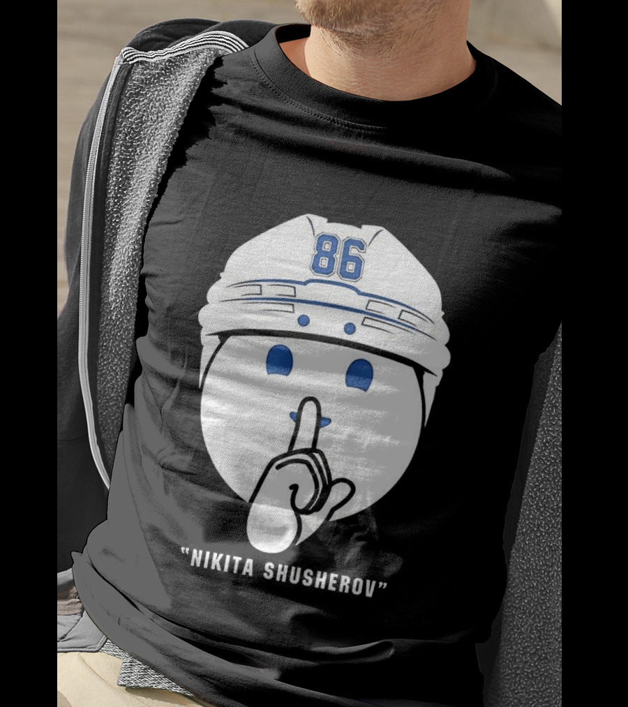 Nikita Kucherov 86 Tampa Bay Lightning Shhh Celly T-Shirt